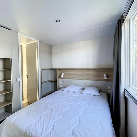 ***mobil-home Confortable 6 Pers, 3 Ch, 200m Plage, Piscine, Fitness, Marche Local*** - Fr-1-361a-67 Σπίτι διακοπών Jullouville-les-Pins