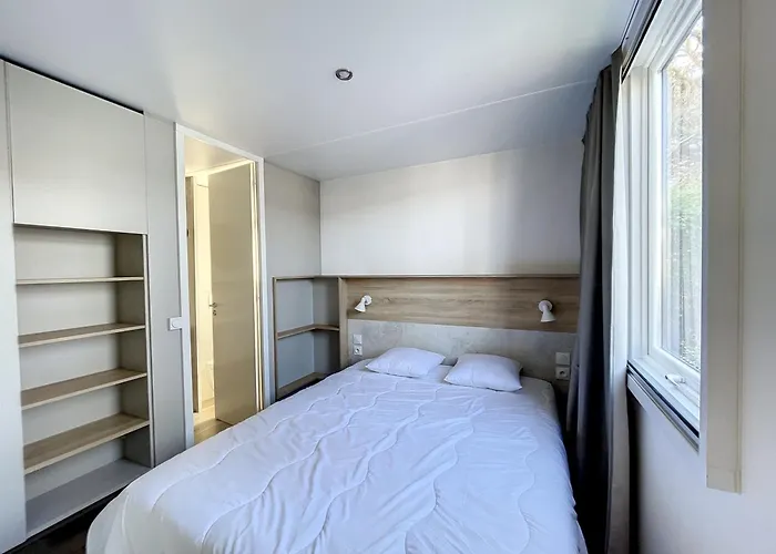 ***mobil-home Confortable 6 Pers, 3 Ch, 200m Plage, Piscine, Fitness, Marche Local*** - Fr-1-361a-67 度假居 瑞卢维尔莱潘